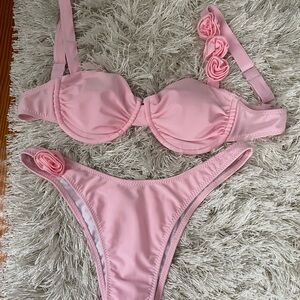 Pink bikini